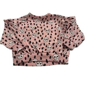 Jessica Simpson Baby Girl 18M Pink Skull Sweater